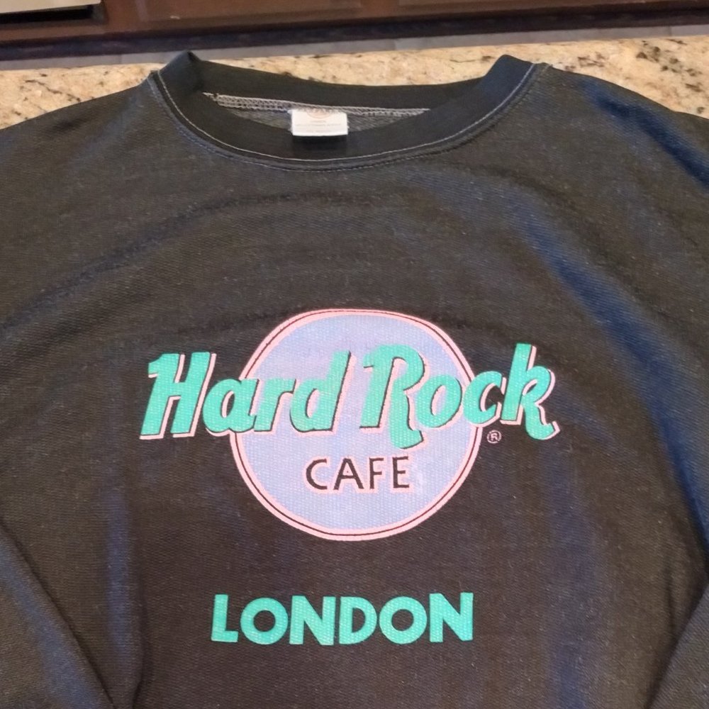 Vintage Hard Rock Cafe London Sweatshirt Sz M - Picture 13 of 13